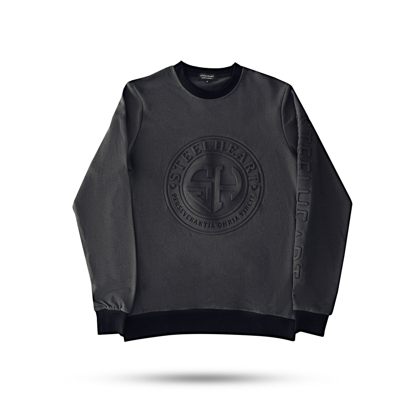 Embossed Sweatshirt - Black