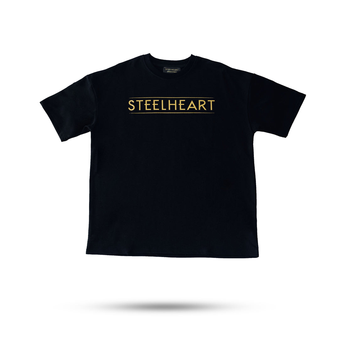 [ STIGMA ]★STGM Logo Oversized Short Sleeves T-Shirts STGM Paint Oversized Short Sleeves T-Shirts Black / White