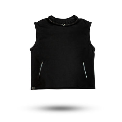 InoFlex Tech™ Hoodie Self-Fabric - Midnight Black